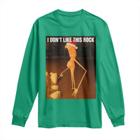 Marcus The Worm I Don't Like This Rock Long Sleeve Shirt - Wonder Print Shop