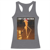 Marcus The Worm I Don't Like This Rock Racerback Tank Top - Wonder Print Shop