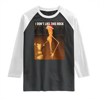 Marcus The Worm I Don't Like This Rock Raglan Shirt - Wonder Print Shop