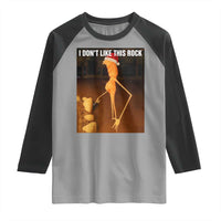 Marcus The Worm I Don't Like This Rock Raglan Shirt - Wonder Print Shop