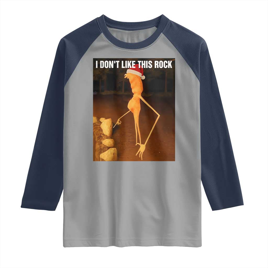 Marcus The Worm I Don't Like This Rock Raglan Shirt - Wonder Print Shop