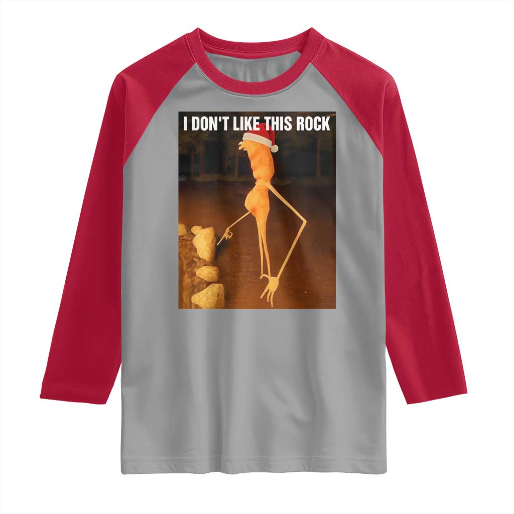 Marcus The Worm I Don't Like This Rock Raglan Shirt - Wonder Print Shop
