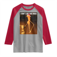 Marcus The Worm I Don't Like This Rock Raglan Shirt - Wonder Print Shop