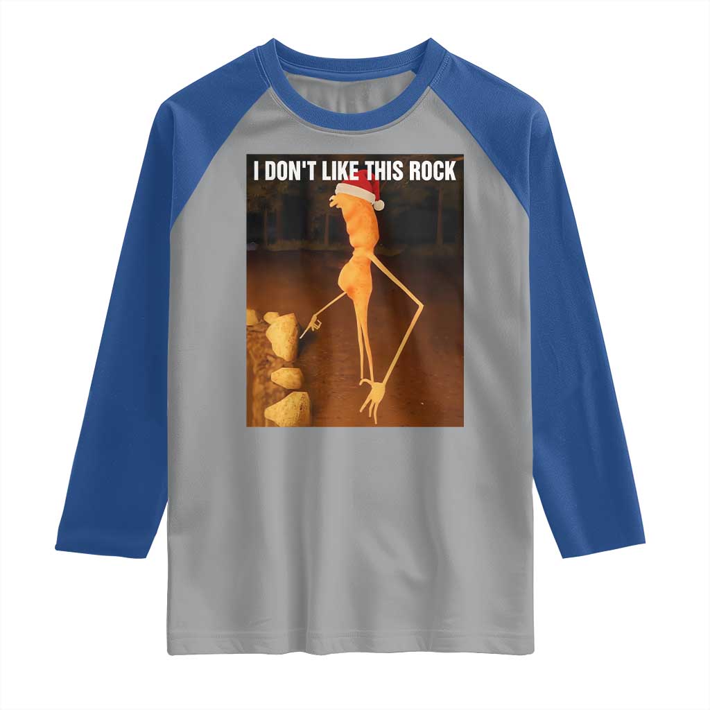 Marcus The Worm I Don't Like This Rock Raglan Shirt - Wonder Print Shop