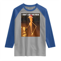 Marcus The Worm I Don't Like This Rock Raglan Shirt - Wonder Print Shop