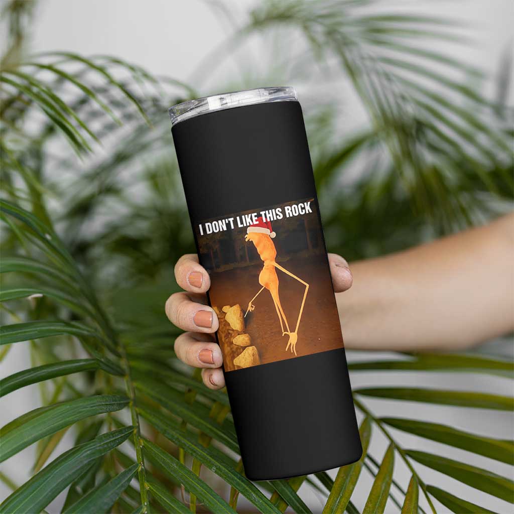 Marcus The Worm I Don't Like This Rock Skinny Tumbler - Wonder Print Shop