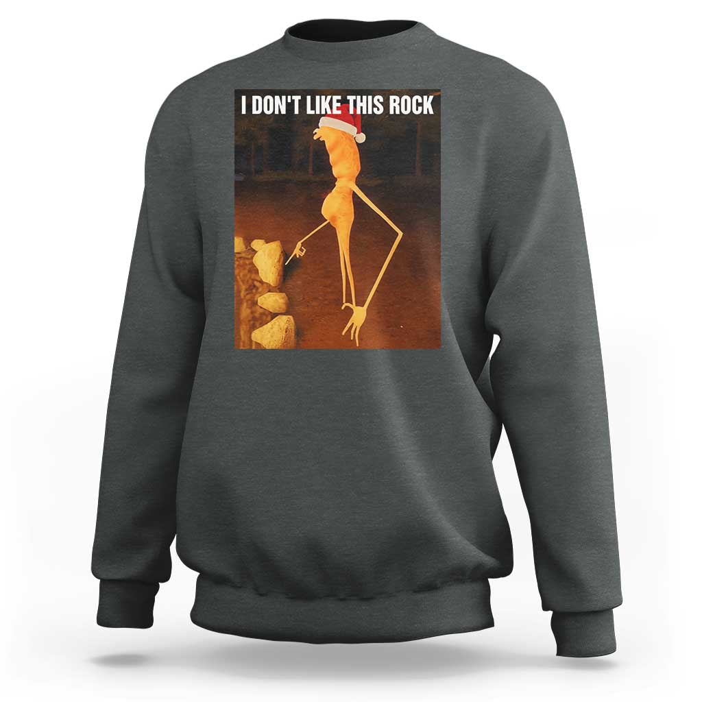 Marcus The Worm I Don't Like This Rock Sweatshirt - Wonder Print Shop