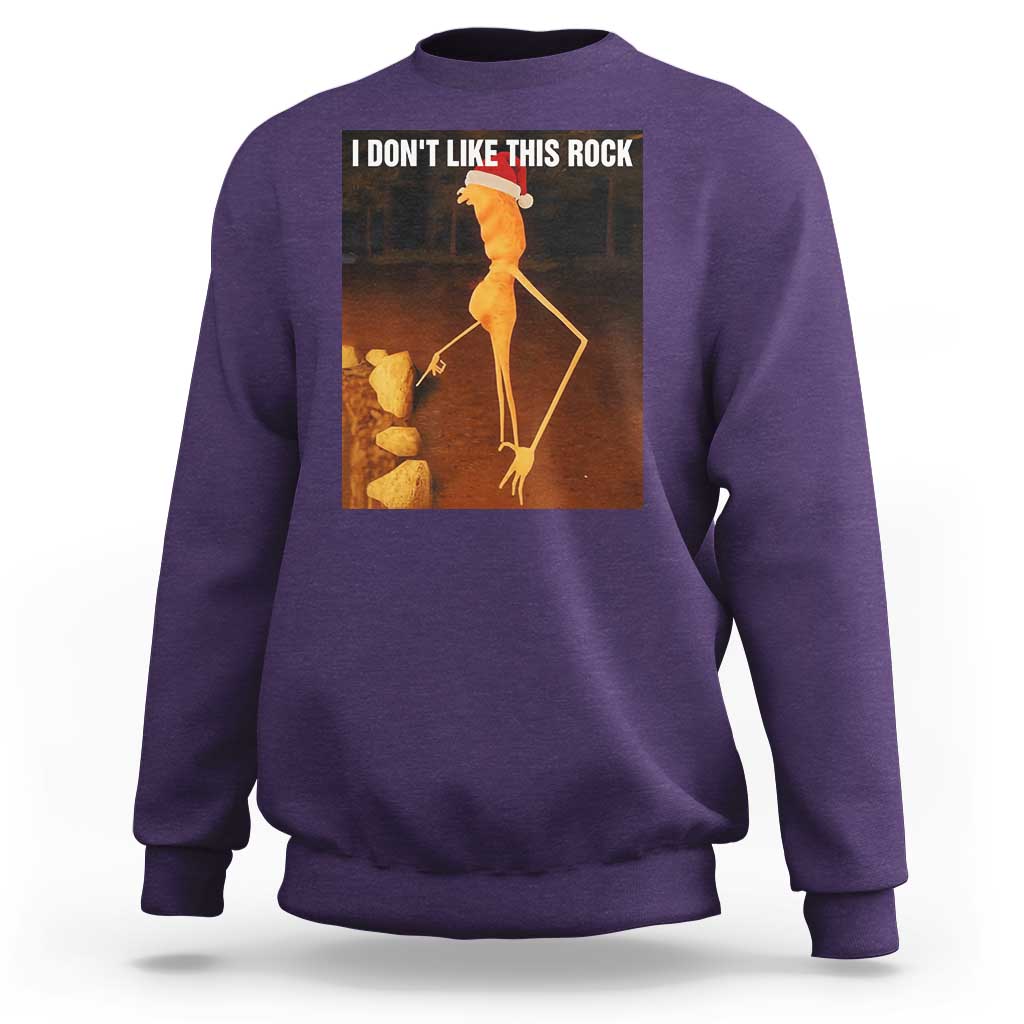 Marcus The Worm I Don't Like This Rock Sweatshirt - Wonder Print Shop