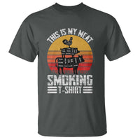 BBQ T Shirt Smoker Themed Retro Vintage My Meat Smoking - Wonder Print Shop