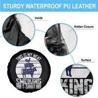 BBQ Spare Tire Cover Retro This Is My Meat Smoking Barbeque Dad