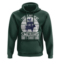 BBQ Hoodie Retro This Is My Meat Smoking Barbeque Dad