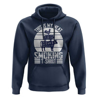 BBQ Hoodie Retro This Is My Meat Smoking Barbeque Dad