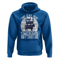 BBQ Hoodie Retro This Is My Meat Smoking Barbeque Dad