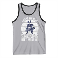 BBQ Tank Top Retro This Is My Meat Smoking Barbeque Dad