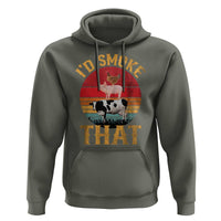 Funny BBQ Hoodie I'd Smoke That Barbecue Retro Grilling Gift