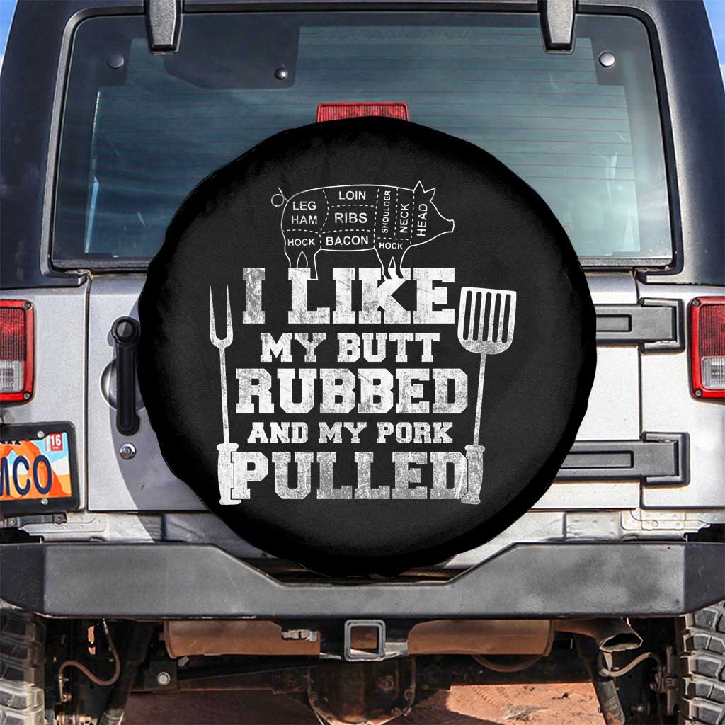 Funny BBQ Spare Tire Cover Hilarious Grill Chef Grilling Gift Pork Rub Smoking Meat Smoker