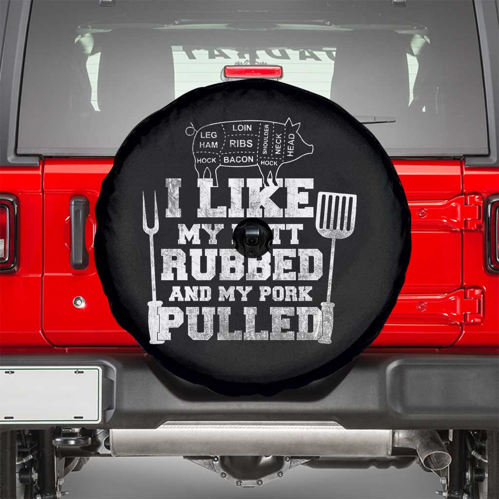 Funny BBQ Spare Tire Cover Hilarious Grill Chef Grilling Gift Pork Rub Smoking Meat Smoker