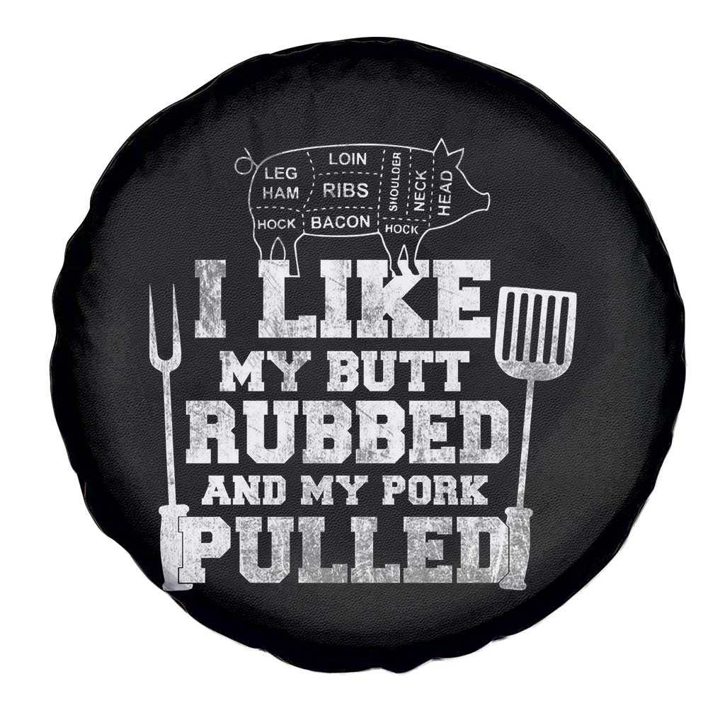 Funny BBQ Spare Tire Cover Hilarious Grill Chef Grilling Gift Pork Rub Smoking Meat Smoker