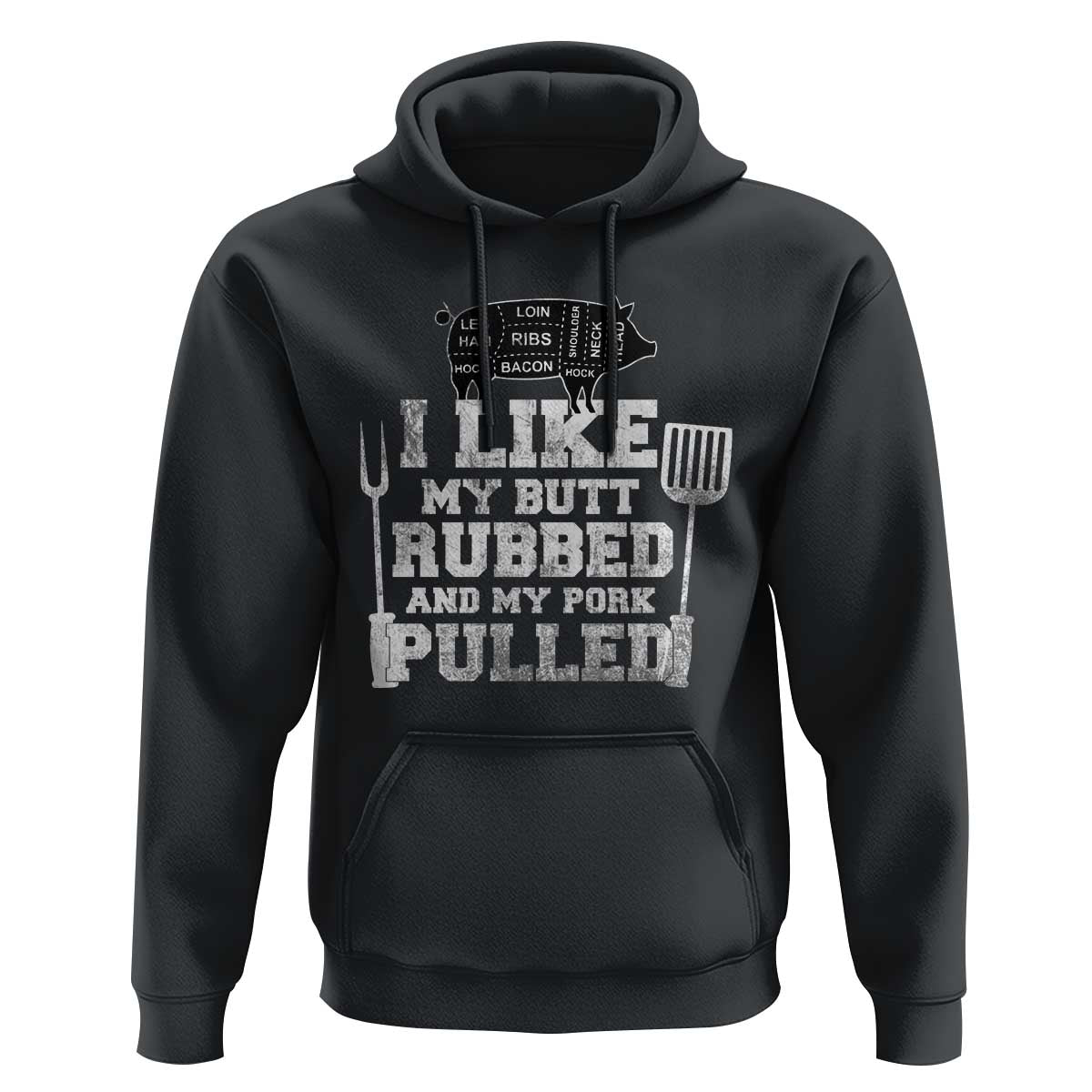 Funny BBQ Hoodie Hilarious Grill Chef Grilling Gift Pork Rub Smoking Meat Smoker