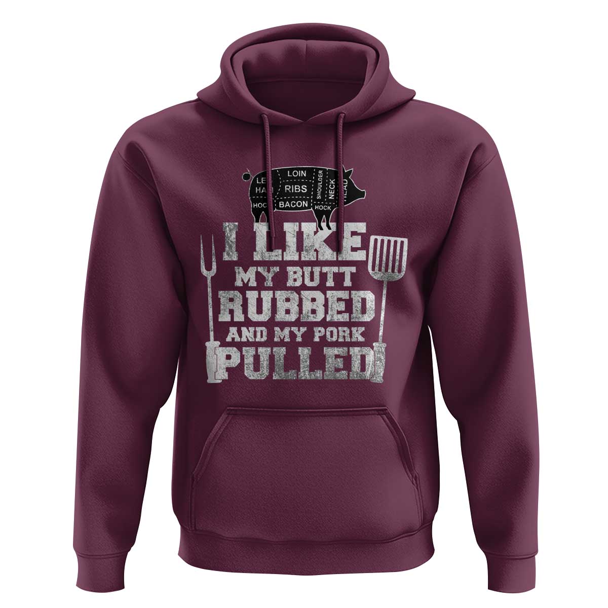 Funny BBQ Hoodie Hilarious Grill Chef Grilling Gift Pork Rub Smoking Meat Smoker