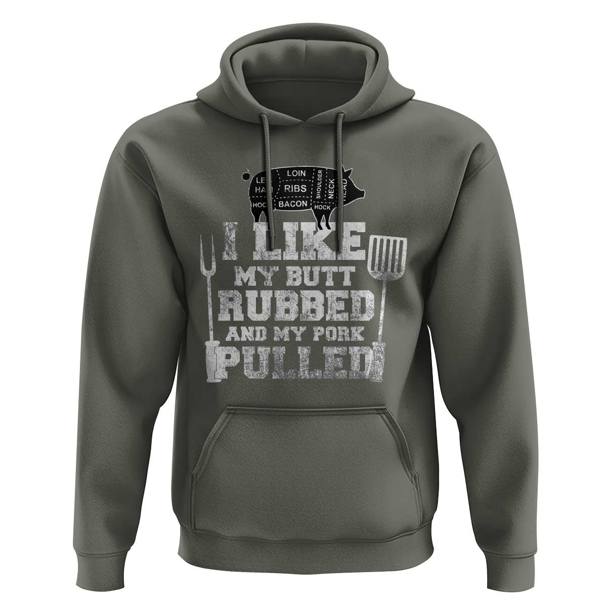 Funny BBQ Hoodie Hilarious Grill Chef Grilling Gift Pork Rub Smoking Meat Smoker