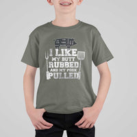 Funny BBQ T Shirt For Kid Hilarious Grill Chef Grilling Gift Pork Rub Smoking Meat Smoker - Wonder Print Shop