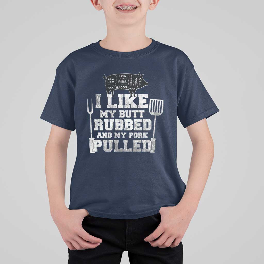 Funny BBQ T Shirt For Kid Hilarious Grill Chef Grilling Gift Pork Rub Smoking Meat Smoker - Wonder Print Shop