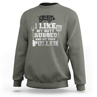 Funny BBQ Sweatshirt Hilarious Grill Chef Grilling Gift Pork Rub Smoking Meat Smoker - Wonder Print Shop