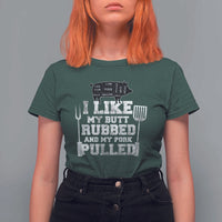 Funny BBQ T Shirt For Women Hilarious Grill Chef Grilling Gift Pork Rub Smoking Meat Smoker - Wonder Print Shop