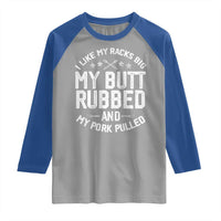Funny BBQ Raglan Shirt Pork Rub Smoking Meat Smoker Hilarious Grill Chef Grilling Gift