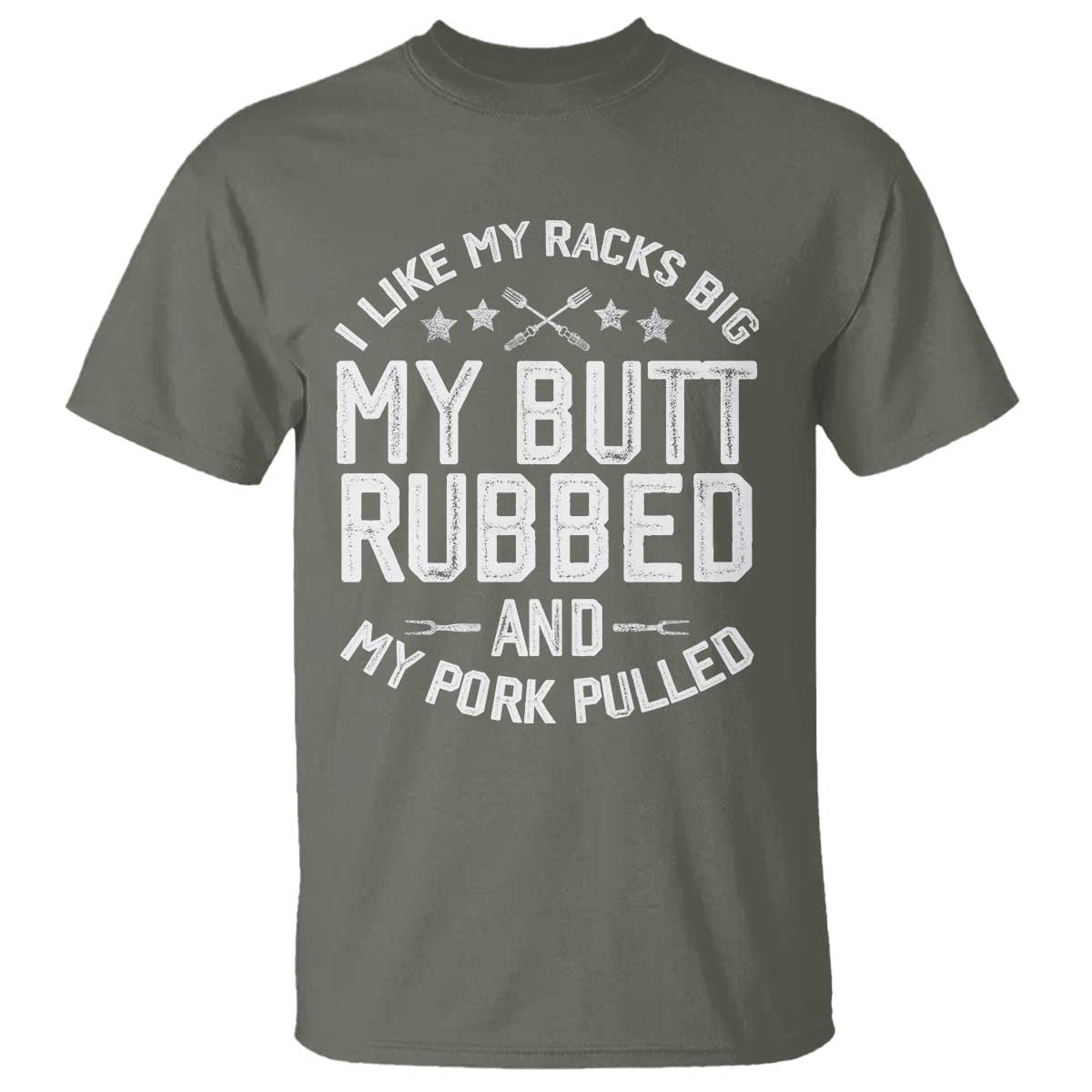 Funny BBQ T Shirt Pork Rub Smoking Meat Smoker Hilarious Grill Chef Grilling Gift - Wonder Print Shop