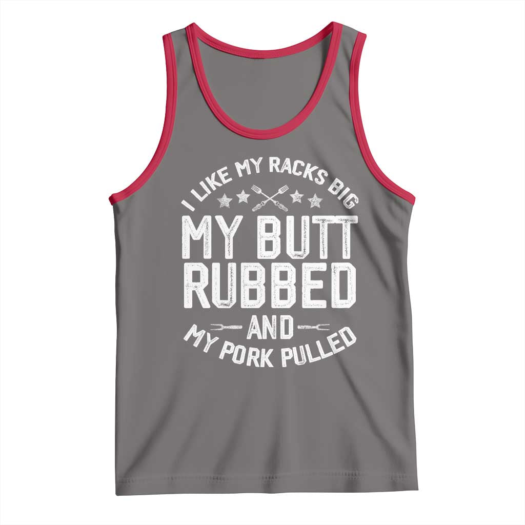 Funny BBQ Tank Top Pork Rub Smoking Meat Smoker Hilarious Grill Chef Grilling Gift