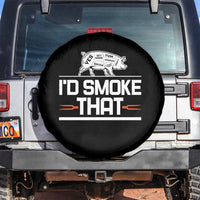 Funny BBQ I'd Smoke That Spare Tire Cover Chef Butcher Cook BBQ