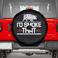 Funny BBQ I'd Smoke That Spare Tire Cover Chef Butcher Cook BBQ
