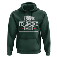 Funny BBQ I'd Smoke That Hoodie Chef Butcher Cook BBQ