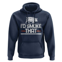 Funny BBQ I'd Smoke That Hoodie Chef Butcher Cook BBQ