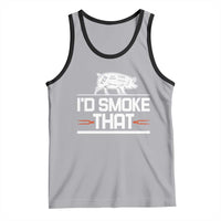 Funny BBQ I'd Smoke That Tank Top Chef Butcher Cook BBQ