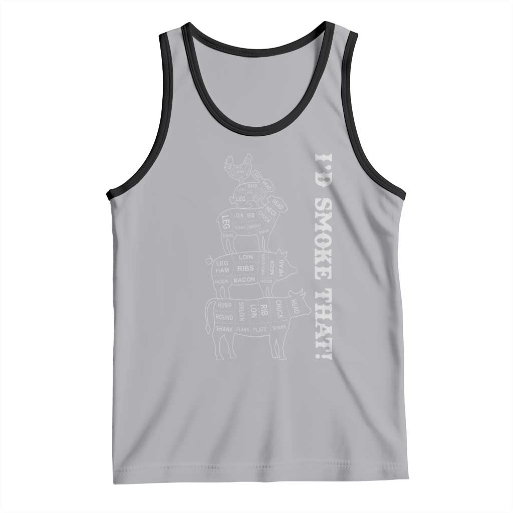 Funny BBQ Tank Top I'd Smoke That