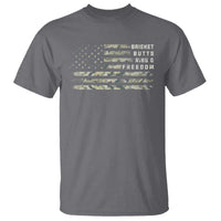 BBQ T Shirt Grilling Gifts For Grill Dad Meat Smoker Grill Camo Flag - Wonder Print Shop