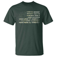 BBQ T Shirt Grilling Gifts For Grill Dad Meat Smoker Grill Camo Flag - Wonder Print Shop