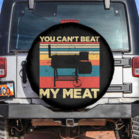 Funny BBQ Spare Tire Cover You Can't Beat My Meat Dad Grill Gift