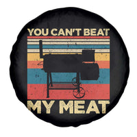 Funny BBQ Spare Tire Cover You Can't Beat My Meat Dad Grill Gift