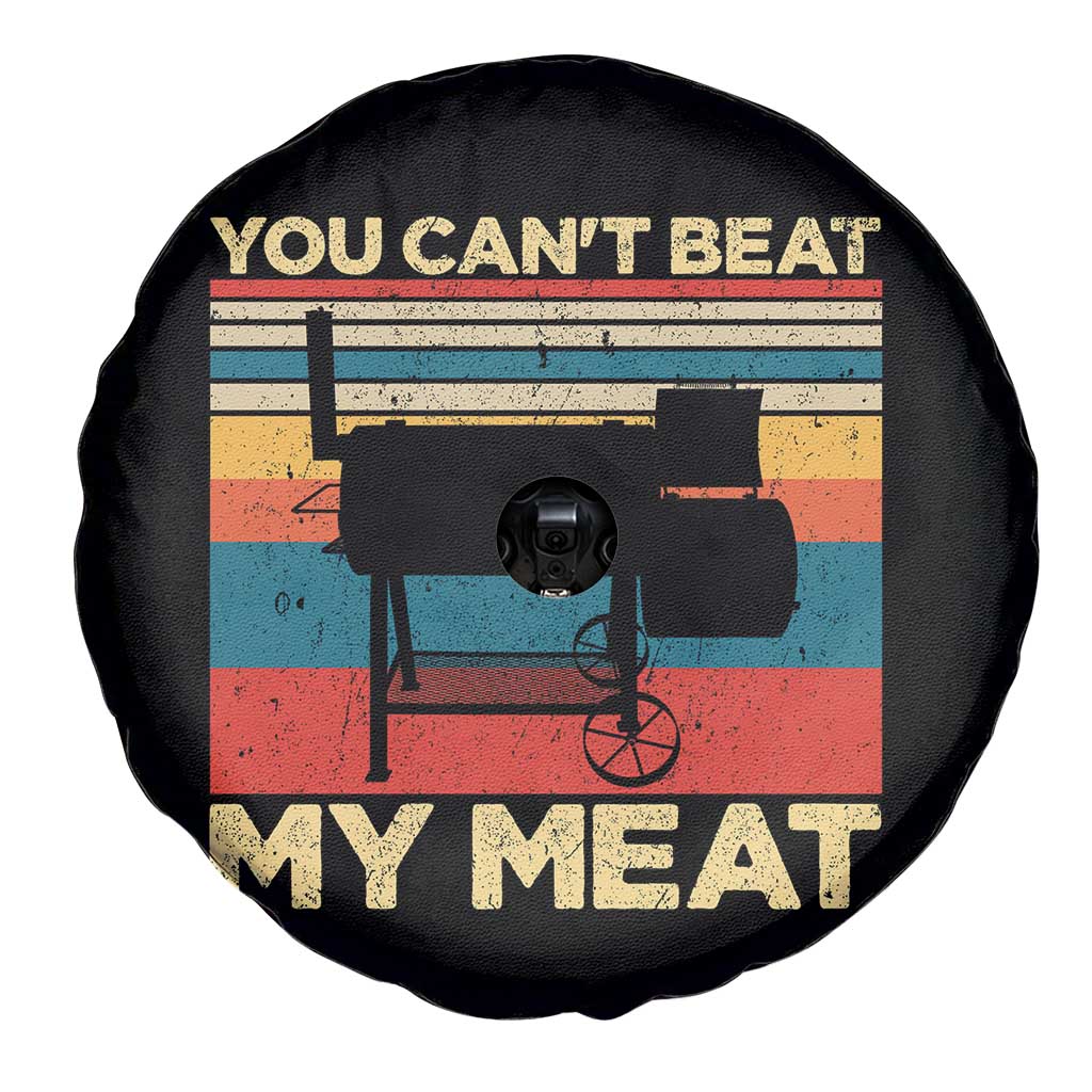 Funny BBQ Spare Tire Cover You Can't Beat My Meat Dad Grill Gift