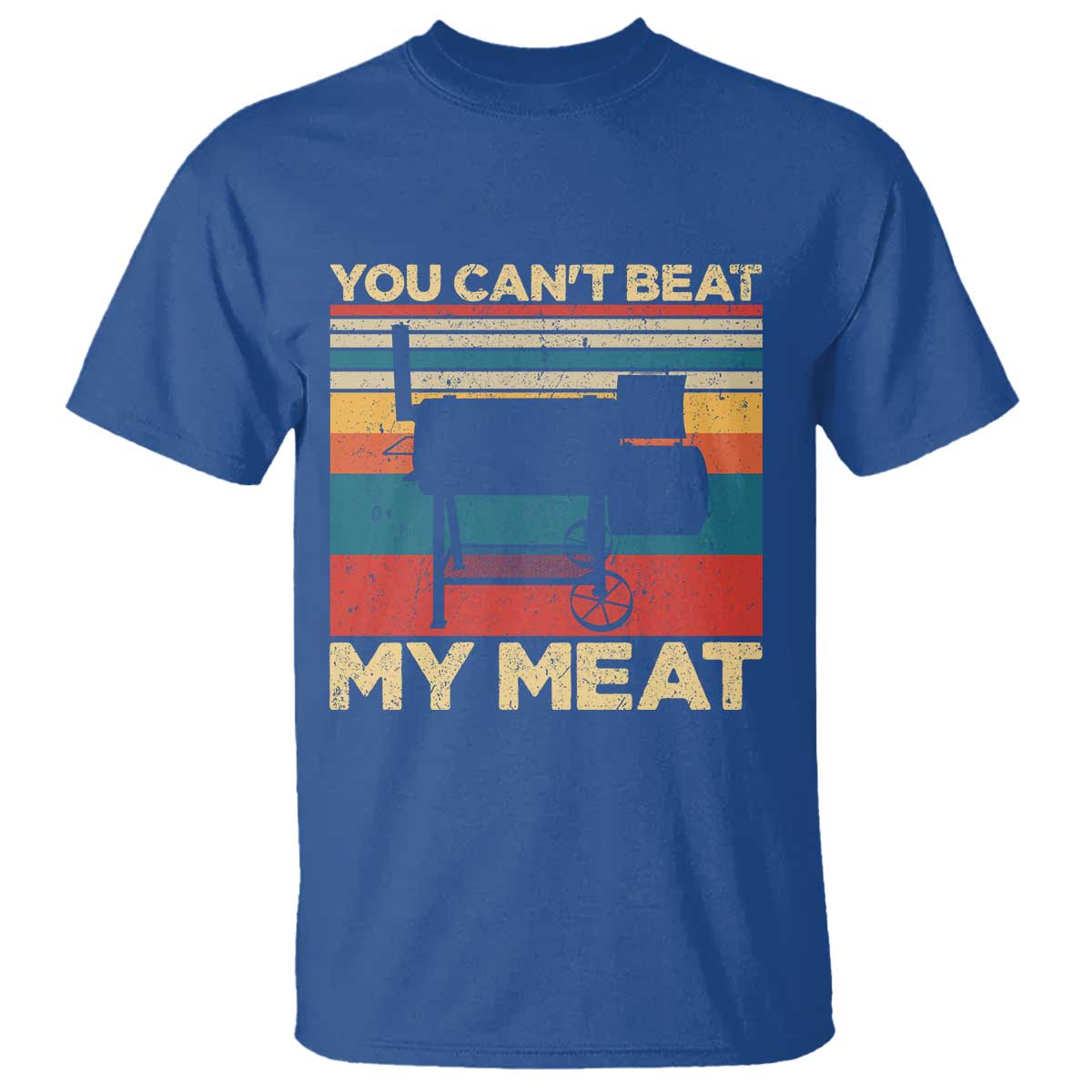Funny BBQ T Shirt You Can't Beat My Meat Dad Grill Gift - Wonder Print Shop