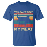 Funny BBQ T Shirt You Can't Beat My Meat Dad Grill Gift - Wonder Print Shop
