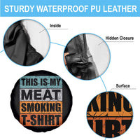 Retro BBQ Smoker This is My Meat Smoking Spare Tire Cover - Wonder Print Shop