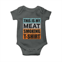 Retro BBQ Smoker This is My Meat Smoking Baby Onesie - Wonder Print Shop
