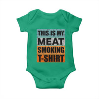 Retro BBQ Smoker This is My Meat Smoking Baby Onesie - Wonder Print Shop