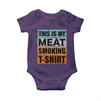 Retro BBQ Smoker This is My Meat Smoking Baby Onesie - Wonder Print Shop