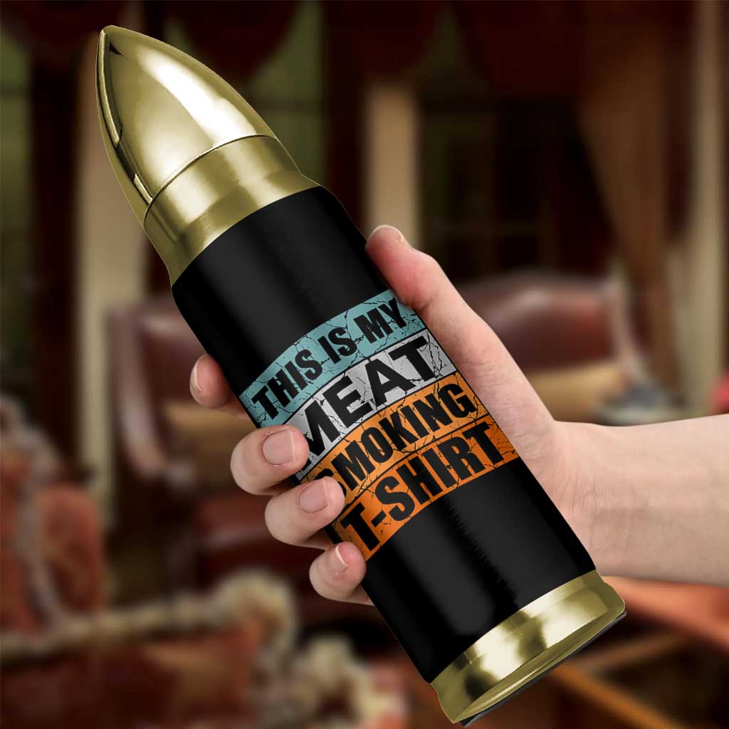 Retro BBQ Smoker This is My Meat Smoking Bullet Tumbler - Wonder Print Shop
